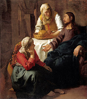 Image illustrative de l'article Le Christ dans la maison de Marthe et Marie