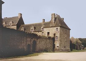 château de Kergroadès, sur la commune