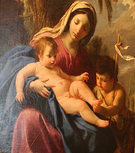 Image illustrative de l'article La Vierge et l'Enfant Jésus avec saint Jean-Baptiste