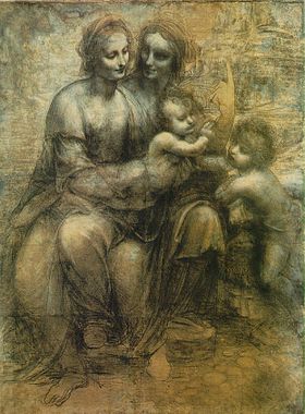 Image illustrative de l'article La Vierge, l'Enfant Jésus avec sainte Anne et saint Jean Baptiste