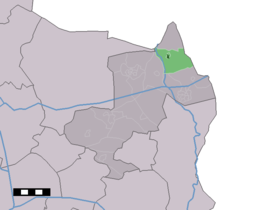 Localisation de Lattrop dans la commune de Dinkelland