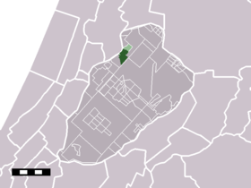 Localisation de Vijfhuizen dans la commune de Haarlemmermeer
