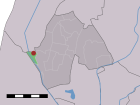 Localisation de Krabbendam dans la commune de Harenkarspel