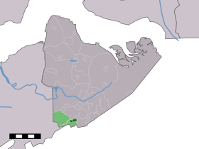Localisation de Heikant dans la commune de Hulst