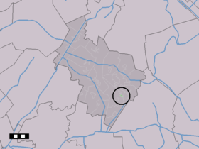 Localisation de Balinge dans la commune de Midden-Drenthe