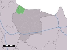 Localisation de Langeveen dans la commune de Tubbergen