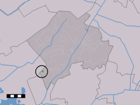 Localisation de Havelterberg dans la commune de Westerveld et Meppel