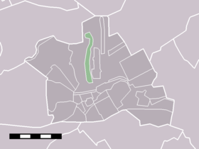 Localisation de Mijzijde dans la commune de Woerden