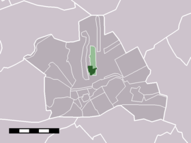 Localisation de Kamerik dans la commune de Woerden