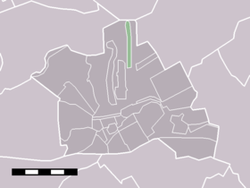 Localisation de Oud-Kamerik dans la commune de Woerden