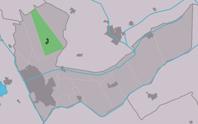 Localisation de Tjalleberd dans la commune de Heerenveen