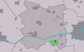 Localisation de Blessum dans la commune de Menameradiel