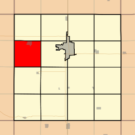 Map highlighting Lone Tree Township, Clay County, Iowa.svg