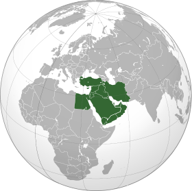 carte : Moyen-Orient