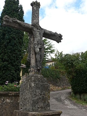 Montigny lès Vesoul croix de chemin.JPG