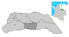 Carte de Puerto Rondón