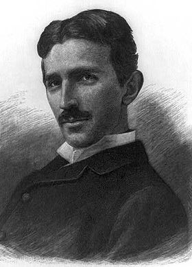 Portrait de Nikola Tesla