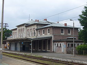 La gare d'Ostróda