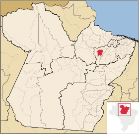 Localisation de Cametá sur une carte