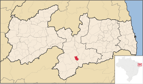 Localisation de Coxixola sur une carte