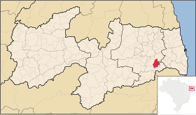 Localisation de Mogeiro sur une carte