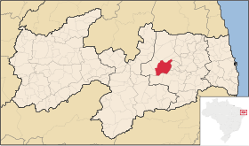 Localisation de Pocinhos sur une carte