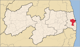 Localisation de Santa Rita sur une carte