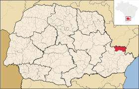 Localisation de Adrianópolis sur une carte