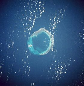 Vue satellite des îles Pratas