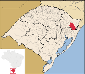 Localisation de São Francisco de Paula sur une carte