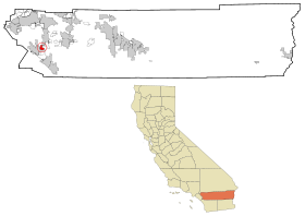 Riverside County California Incorporated and Unincorporated areas Canyon Lake Highlighted.svg