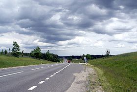 La E272 près de Plungė