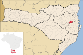 Localisation de Botuverá sur une carte