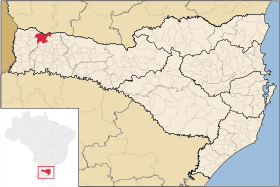 Localisation de Campo Erê sur une carte