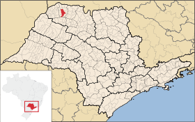 Localisation de Fernandópolis sur une carte