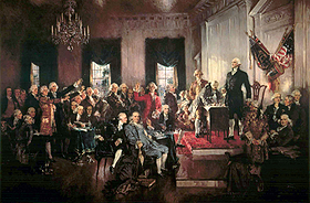 Image illustrative de l'article Scène à la signature de la Constitution des États-Unis