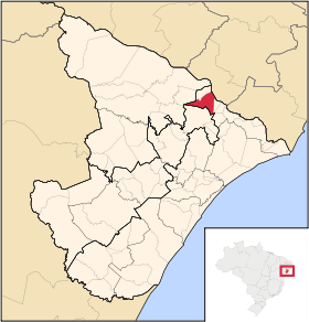 Localisation de Canhoba sur une carte