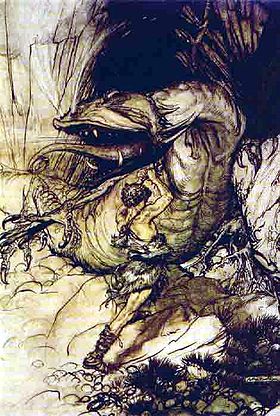 Illustration de La Légende de Sigurd et Gudrún