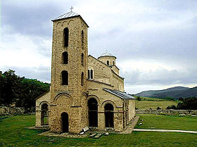 L'église du monastère de Sopoćani