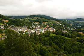 Vue de Saint-Savin (Hautes-Pyrénées)