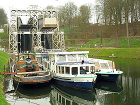Ascenceur à bateau sur le canal