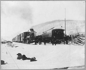 Trains en gare de Fox, 1916