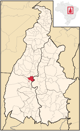 Localisation de Paraíso do Tocantins sur une carte
