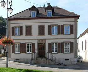 La mairie de Vieux-Ferrette.