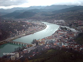 Vue générale de Višegrad