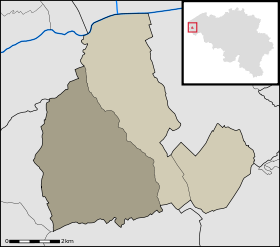 Localisation de Westvleteren au sein de Vleteren