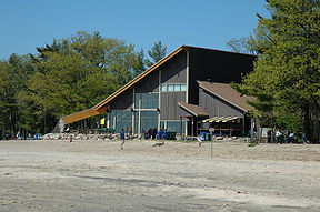 Restaurant sur la plage principale