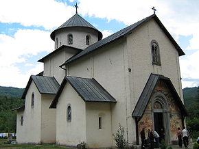 L'église du monastère de Morača