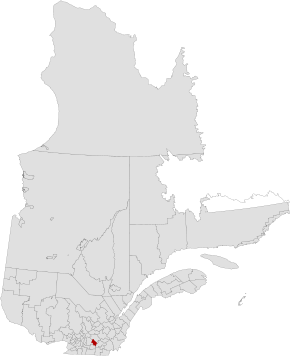 Quebec MRC Acton location map.svg