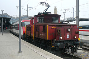  SBB 16512 en gare de Bâle (2008)